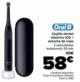 Oral B - Cepillo Dental Eléctrico IO2 + Estuche De Viaje