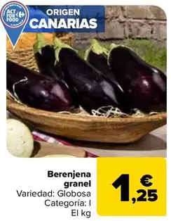 Berenjena Granel