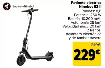 Segway Ninebot - Patinete Eléctrico Ninebot E2 II