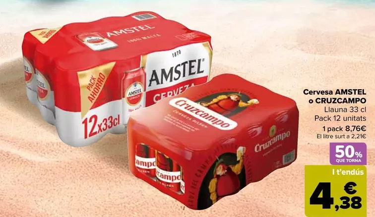 Amstel/Cruzcampo - Cerveza