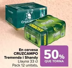 Cruzcampo - En Cerveza Tremenda Y Shandy