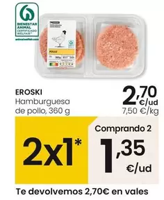 Eroski - Hamburguesa De Pollo