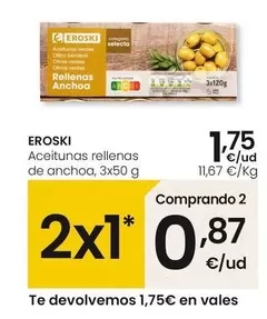 Eroski - Aceitunas Rellenas De Anchoa