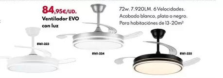 Ventilador EVO Con Luz