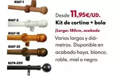 Kit De Cortina + Bola