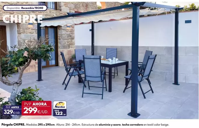 Pérgola Chipre