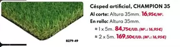 Césped Artificial Champion 35 