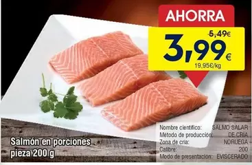 Salmon Porciones