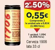 1906 - Cerveza