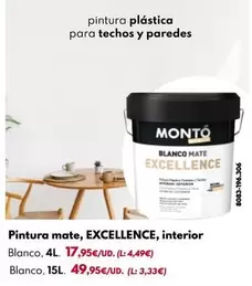 Monto - Pintura Mate, Exellence, Interior