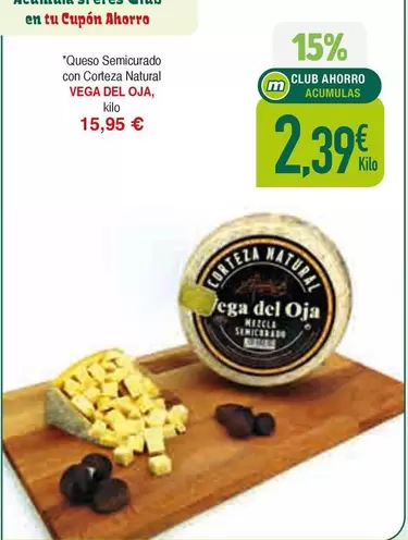 Viña del Oja - Queso Semicurado Con Cortenza Natural
