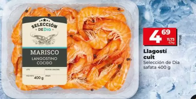 Selección De Dia - Langostino Cocido Bandeja 400 G