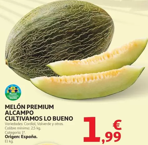 Alcampo - Melón Premium