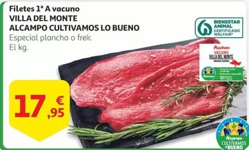 Alcampo - Filetes 1' A Vacuno Villa Del Monte 