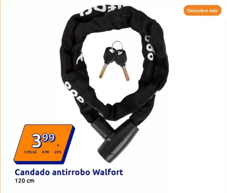 Candado Antirrobo Walfort