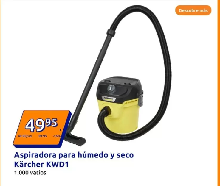 Kärcher - Aspiradora Para Humedo Y Seco Kwd1