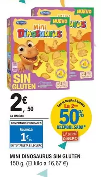 Nestlé - Mini Dinosaurus Sin Gluten
