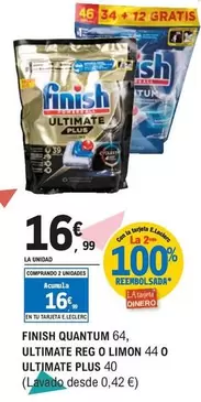 Finish - Quantum 64/ Ultimate Reg O Limon 44 O Ultimate Plus 40