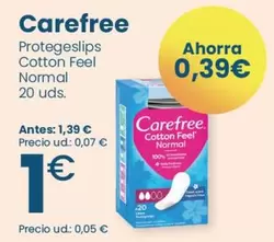 Carefree - Protegeslips Cotton Feel Normal