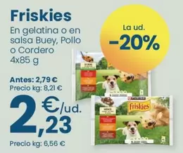 Friskies - En Gelatina O En Salsa Buey, Pollo O Cordero