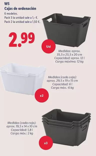 W5 - Cajas De Ordenacion