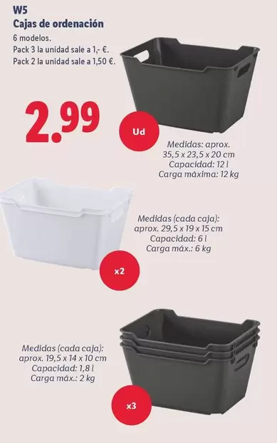 W5 - Cajas De Ordenacion
