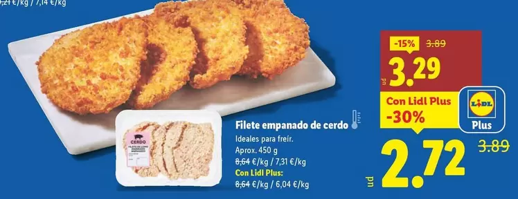 Filete Empanado De Cerdo