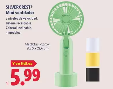 SilverCrest - Mini Ventilador