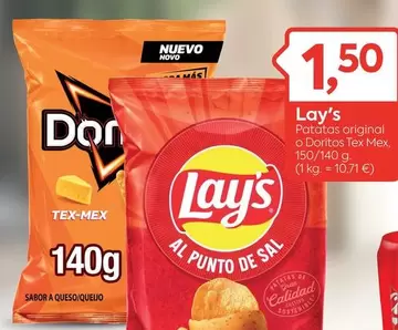 Lay's - Patatas Original O Doritos Tex Mex