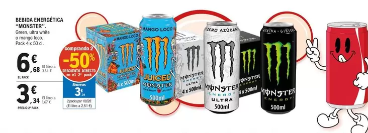 Monster - Bebida Energetica