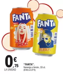 fanta - Naranja O Limón
