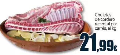 Chuletas De Cordero Recental Por Carres