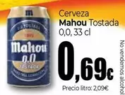 Mahou - Cerveza Tostada