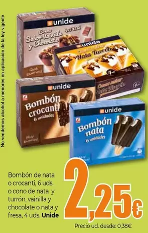Unide - Bombon De Nata O Crocanti