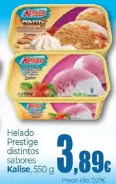 Kalise - Helado Prestige Distintos Sabores