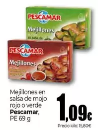 Pescamar - Mejillones En Salsa De Mojo Rojo O Verde