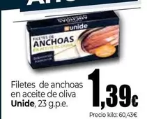 Unide - Filetes De Anchoas En Aceite De Oliva