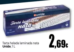 Unide - Tarta Helada Laminada Nata