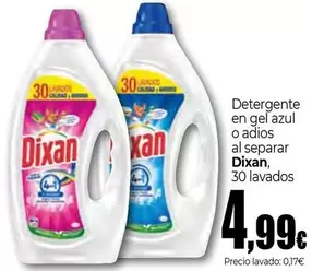 Dixan - Detergente En Gel Azul O Adios Al Separar