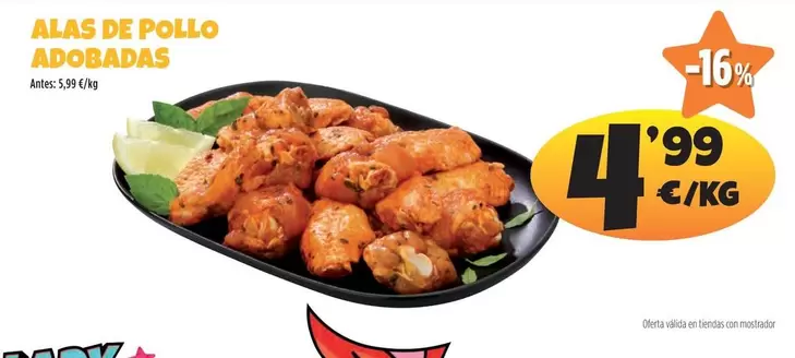 Alas De Pollo Adobadas