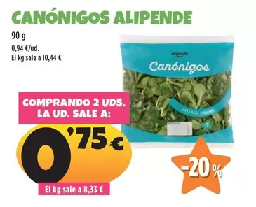 Alipende - Canónigos