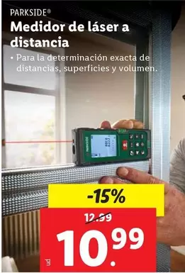 Parkside - Medidor De Laser A Distancia