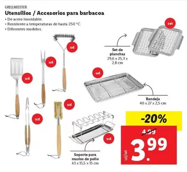 Grillmeister - Utensilios / Accesorios Para Barbacoa