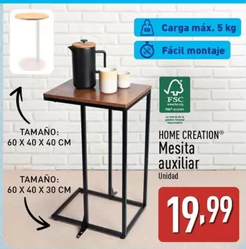 Home Creation - Mesita Auxiliar