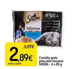 Sheba - Comida Gato Pescado Mousse