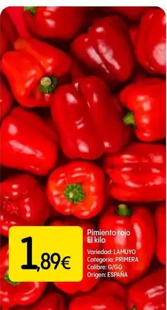 Pimiento Rojo