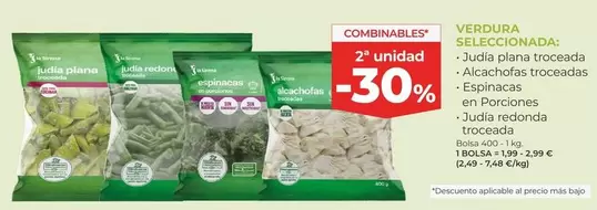 Judía Plana Troceadas