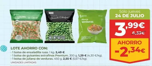 Premium - Lote Ahorro Con: