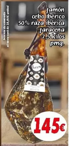 Jaracena - Jamón Cebo Ibérico 50% Raza Ibérica