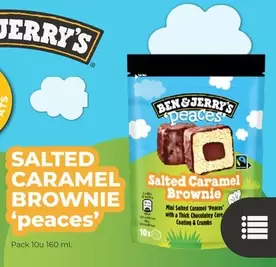Ben & Jerry's - Salted Caramel Brownie Peaces